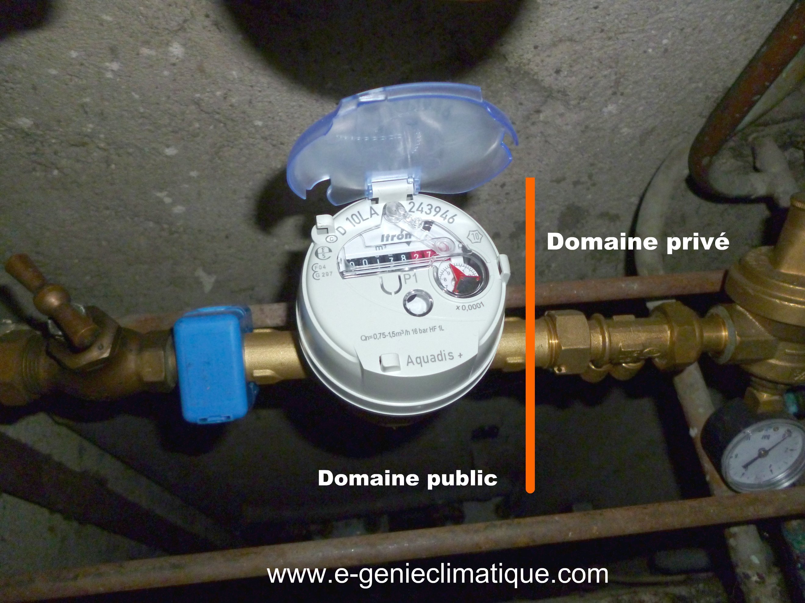 comment demonter un compteur d'eau