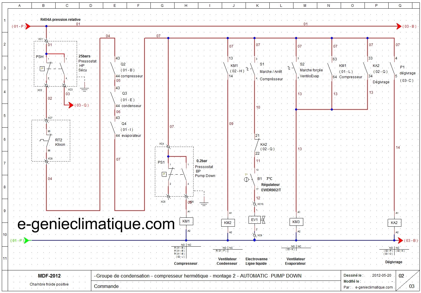 Schema electrique chambre froide negative pdf