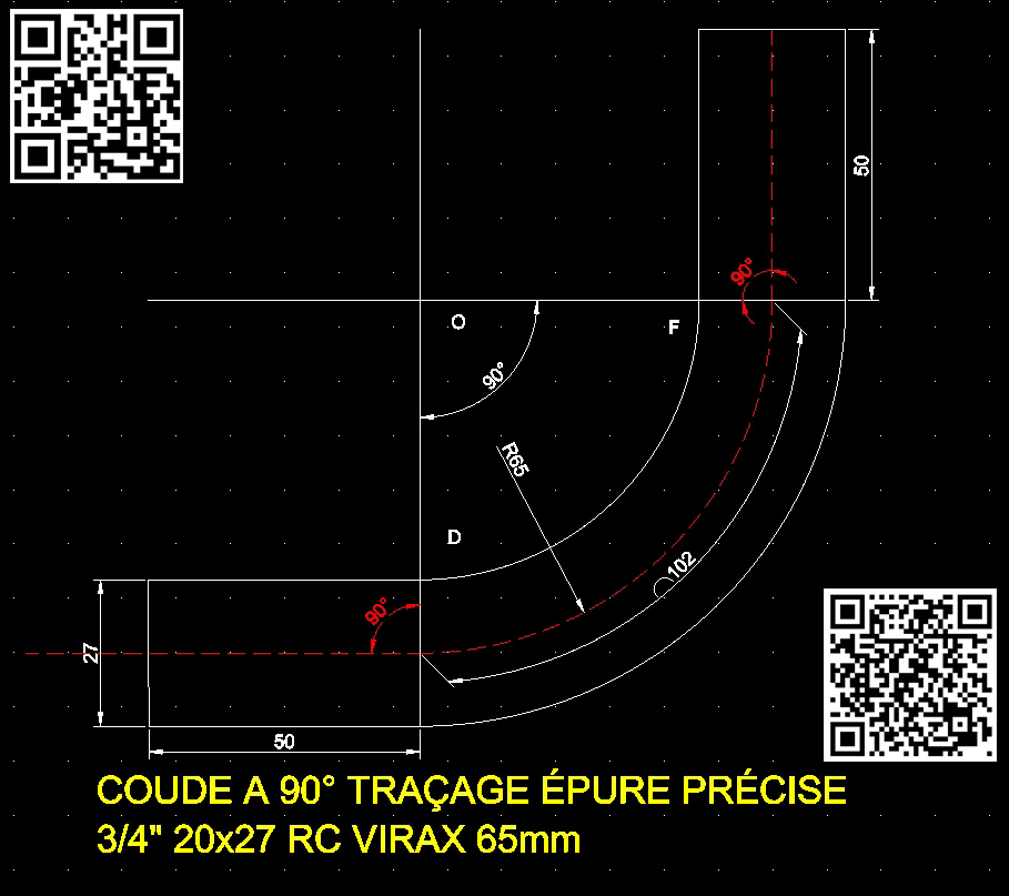 coude-a-90-traçage-epure-precise-tube-acier-3-4-20x27-rayon-cintrage-65mm-viraxvue-CAO-drafsight-w