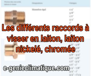 Plomberie06-Fiche-Les-differents-raccords-a-VISSER-en-LAITON-laiton-nickele- chromee